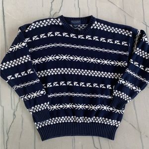 Vintage Britches Great Outdoors Nautical Sweater XL
